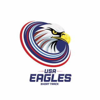 USA EAGLES SHORT TRACK logo