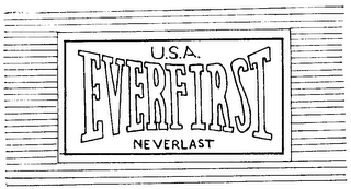 U.S.A. EVERFIRST NEVERLAST logo