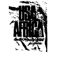USA FOR AFRICA UNITED SUPPORT OF ARTISTS FOR AFRICA logo