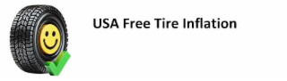 USA FREE TIRE INFLATION logo