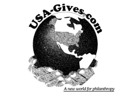 USA-GIVES.COM A NEW WORLD FOR PHILANTHROPY logo