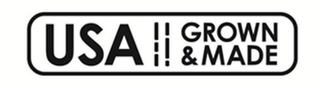 USA GROWN & MADE logo