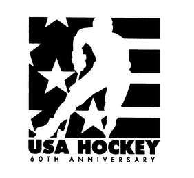 USA HOCKEY 60TH ANNIVERSARY logo