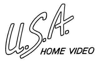 U.S.A. HOME VIDEO logo