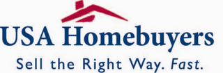 USA HOMEBUYERS SELL THE RIGHT WAY. FAST. logo