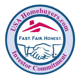 USA HOMEBUYERS.COM INVESTOR COMMITMENT FAST. FAIR. HONEST. logo