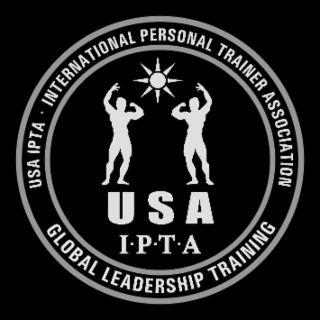 USA IPTA · INTERNATIONAL PERSONAL TRAINER ASSOCIATION USA I·P·T·A GLOBAL LEADERSHIP TRAINING logo
