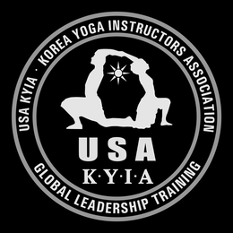 USA KYIA  KOREA YOGA INSTRUCTORS  ASSOCIATION GLOBAL LEADERSHIP TRAINING USA K  Y  I  A logo