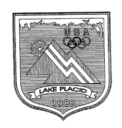 USA LAKE PLACID 1980 logo