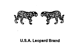 U.S.A. LEOPARD BRAND logo