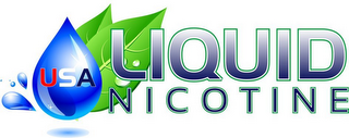 USA LIQUID NICOTINE logo