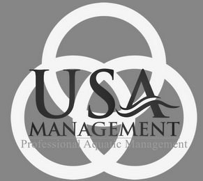 USA MANAGEMENT PROFESSIONAL AQUATIC MANAGEMENT logo