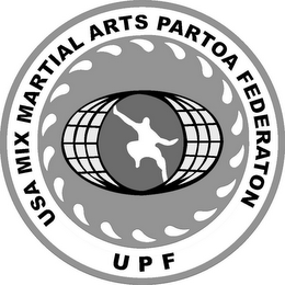 USA MARTIAL ARTS PARTOA FEDERATION UPF logo