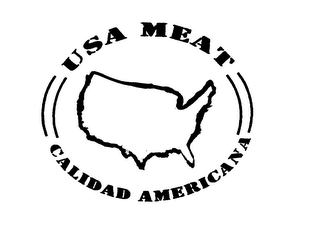 USA MEAT CALIDAD AMERICANA logo