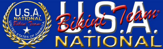 U.S.A. NATIONAL BIKINI TEAM logo
