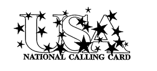 USA NATIONAL CALLING CARD logo