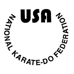 USA NATIONAL KARATE-DO FEDERATION logo