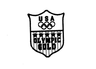 USA OLYMPIC GOLD logo