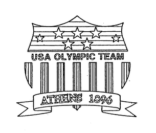 USA OLYMPIC TEAM ATHENS 1896 logo