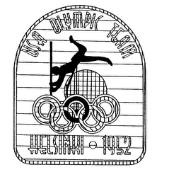 USA OLYMPIC TEAM HELSINKI 1952 logo