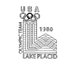 USA OLYMPIC TEAM LAKE PLACID 1980 logo