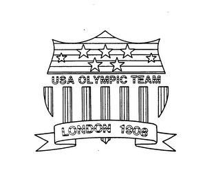 USA OLYMPIC TEAM LONDON 1908 logo