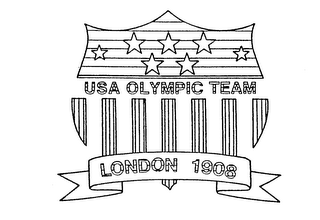 USA OLYMPIC TEAM LONDON 1908 logo