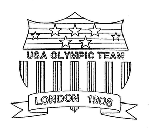 USA OLYMPIC TEAM LONDON 1908 logo