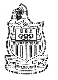 USA OLYMPIC TEAM MELBOURNE 1956 logo