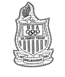 USA OLYMPIC TEAM MELBOURNE 1956 logo