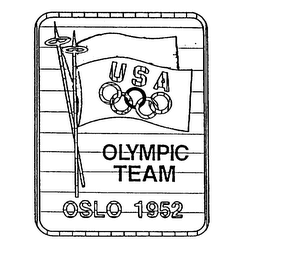 USA OLYMPIC TEAM OSLO 1952 logo