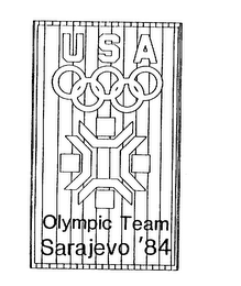 USA OLYMPIC TEAM SARAJEVO '84 logo