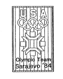 USA OLYMPIC TEAM SARAJEVO '84 logo