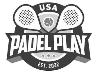 USA PADEL PLAY EST. 2022 logo