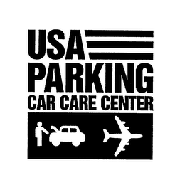 USA PARKING CAR CARE CENTER logo