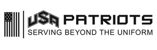 USA PATRIOTS SERVING BEYOND THE UNIFORM logo