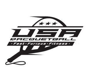 USA RACQUETBALL FAST FURIOUS FITNESS logo