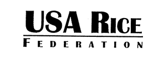 USA RICE FEDERATION