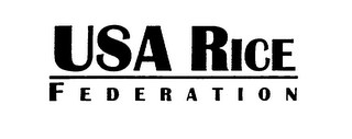 USA RICE FEDERATION logo