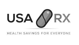 USA RX HEALTH SAVINGS FOR EVERYONE logo