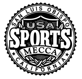 USA SPORTS MECCA SAN LUIS OBISPO CALIFORNIA logo