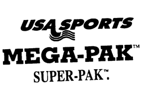 USA SPORTS MEGA-PAK SUPER-PAK. logo