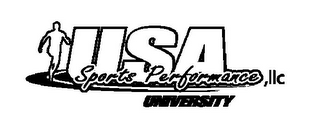 USA SPORTS PERFORMANCE, LLC UNIVERSITY logo