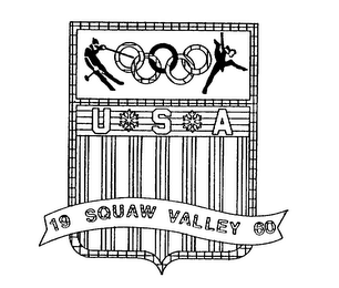 USA SQUAW VALLEY 1960 logo