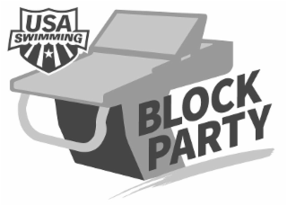 USA SWIMMING BLOCK PARTY logo