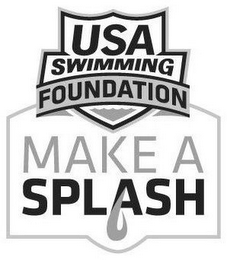 USA SWIMMING FOUNDATION MAKE A SPLASH logo