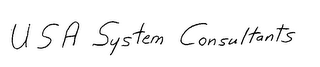 USA SYSTEM CONSULTANTS logo