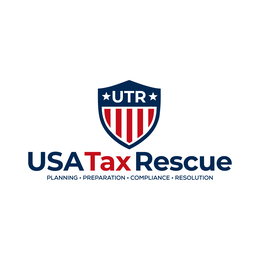 USA TAX RESCUE PLANNING · PREPARATION · COMPLIANCE · RESOLUTION UTR logo