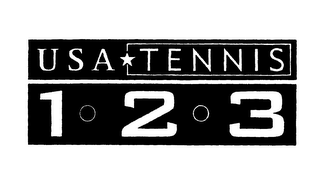 USA TENNIS 1.2.3 logo