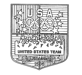 USA UNITED STATES TEAM LILLEHAMMER 1994 logo